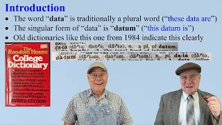 Data Is or Data Are?