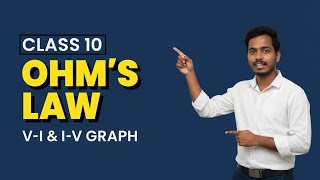 V-I Graph and I-V Graph Class 10 | How to find Resistance from Slope | Electricity