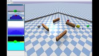 pybullet differential drive robot 3D simulation of A* path planner