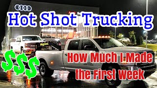 Hot Shot Trucking Business, How Much I Made The First Week, Still an Accountant