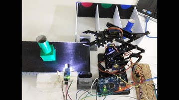 Color Sorter Machine with Robotic Arm - Arduino Project
