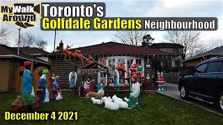 Saturday morning walk in Torontos Golfdale Gardens neighbourhood on December 4 2021