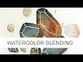 watercolor: how to blend colors