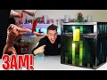 UNBOXING $10,000 MINECRAFT ENDERCHEST AT 3AM (CRAZY UNBOXING!!!) -  SIREN HEAD SHOWED UP!!