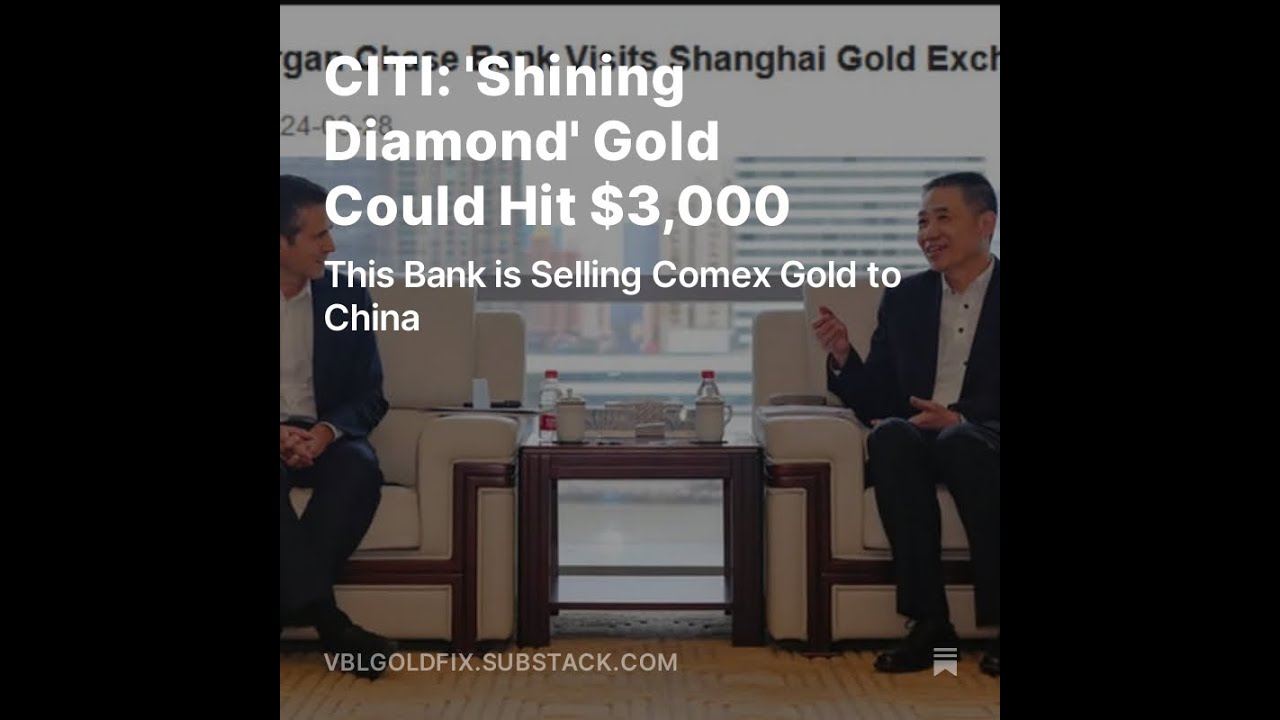 CITI: 'Shining Diamond' Gold Could Hit $3,000