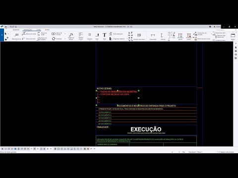 Template para Desenho #09 - Carimbo para Notas Gerais