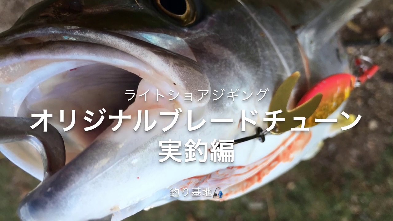 オリジナルブレードチューン 実釣編 2月28日 ライトショアジギング Youtube