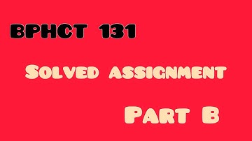 BPHCT-131 /IGNOU/ Solved Assignment 2023  / Part A #physics #ignou #solvedassignments