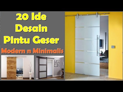 Video: Jenis pintu geser dan fitur desainnya