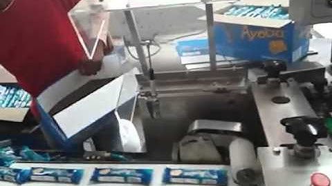 Row Combiner(2*3 sandwiched biscuit, 200 bags/min) -APEX MACHINERY