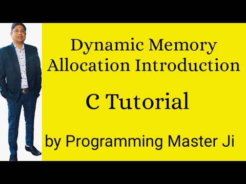 Dynamic memory allocation part 1| c tutorail | malloc | calloc |relloc | c hindi tutorial|DMA