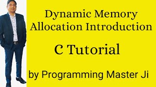 Dynamic memory allocation part 1| c tutorail | malloc | calloc |relloc | c hindi tutorial|DMA