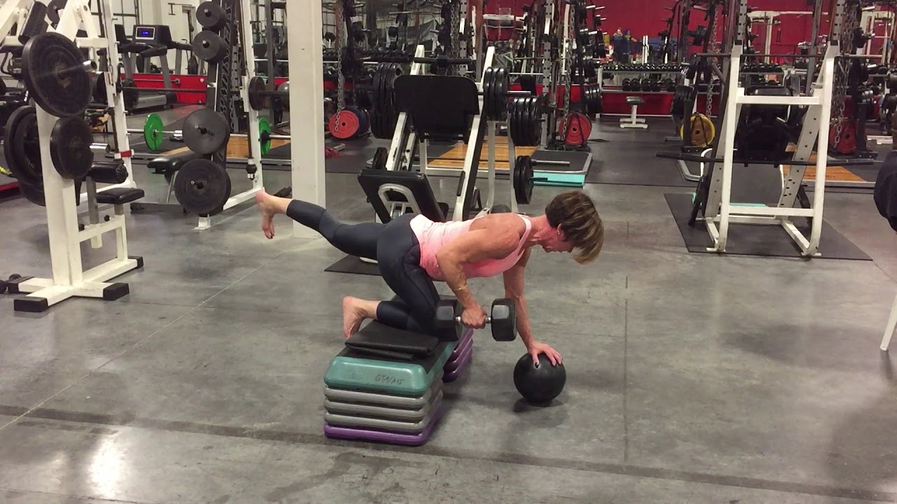 Bird Dog Rows on Med Ball YouTube