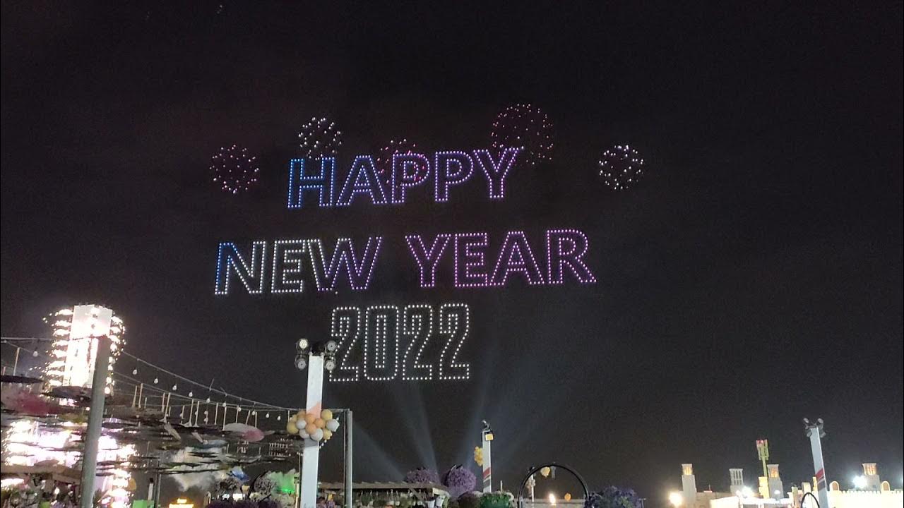 Happy New Year Drone show YouTube