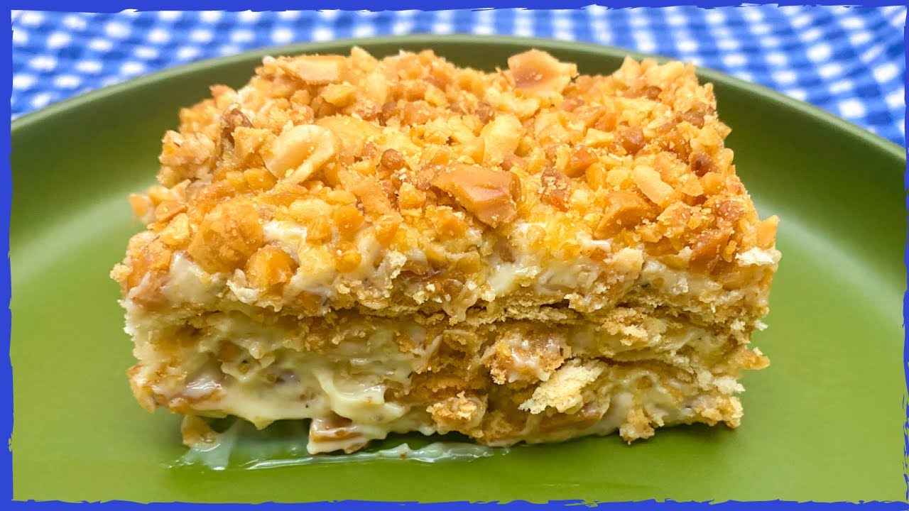 PAVÊ DE AMENDOIM FÁCIL, RÁPIDO E DELICIOSO | RECEITAS FÁCEIS E RÁPIDAS