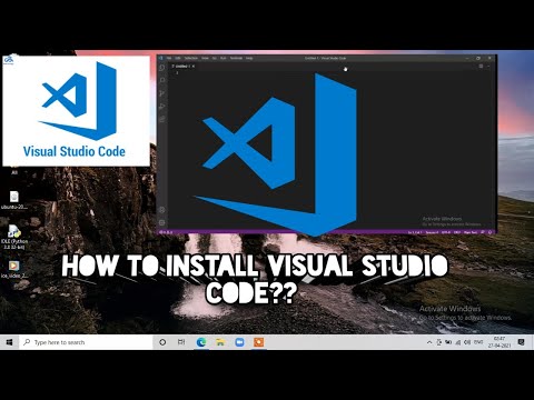 How to Download and install Visual Studio Code in Windows 10, 7, 8??// CodingWithQbasic