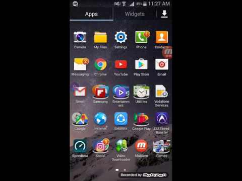 How to share apps through  bluetooth