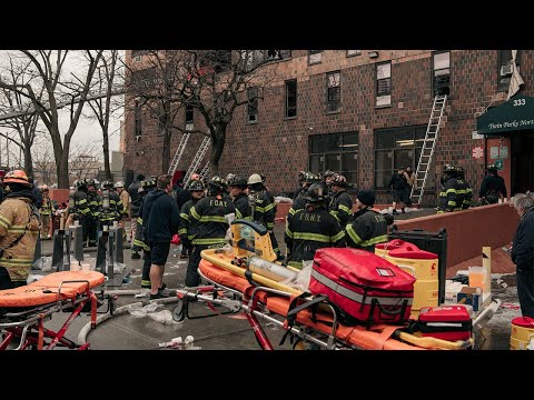 ⁣At least 19 dead, including 9 children, in Bronx apartment fire