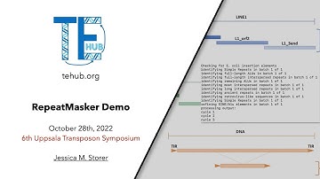 TEHUB  // RepeatMasker Demo by Jessica Storer //  Uppsala 2022