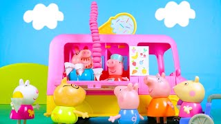 Peppa Pig's TwentyScoop Ice Cream!   Toy Adventures With Peppa Pig