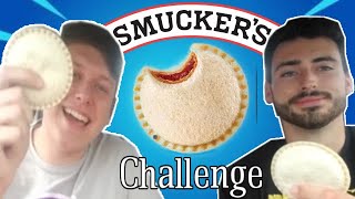 The Minute Uncrustable Challenge - Horribly Failed - Average Guys Eats Comparison to Matt Stonie