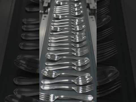 how steel spoons are made  finish#HowItsMade #Steel #Manufacturing #Factory #Satisfying #Shorts