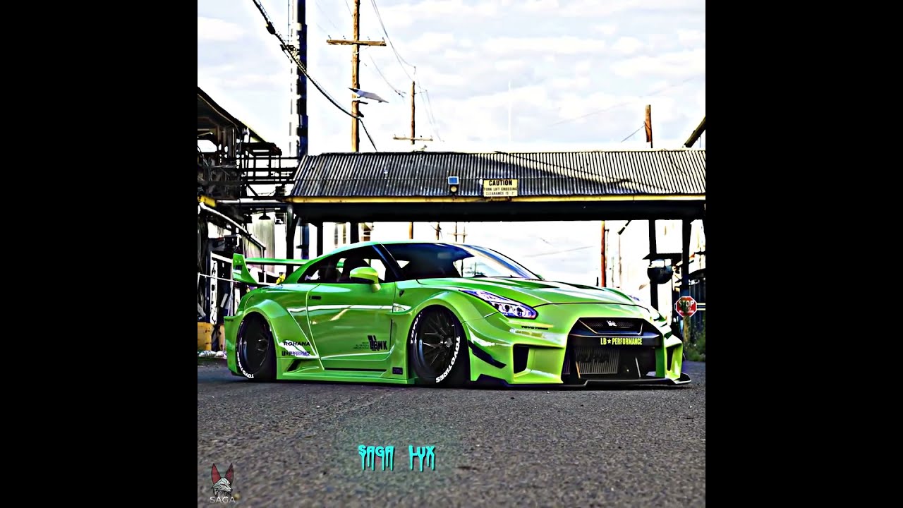 Godzilla in Toxic Green 🦖 Nissan GT-R R35 #shorts