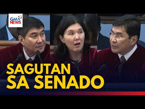 Isyu ng voting threshold, naging sentro ng debate sa impeachment trial | GMA News
