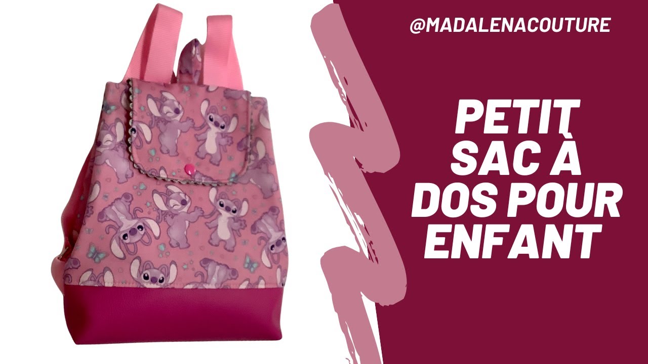 Petit sac à dos pour enfant - Tuto Couture Madalena