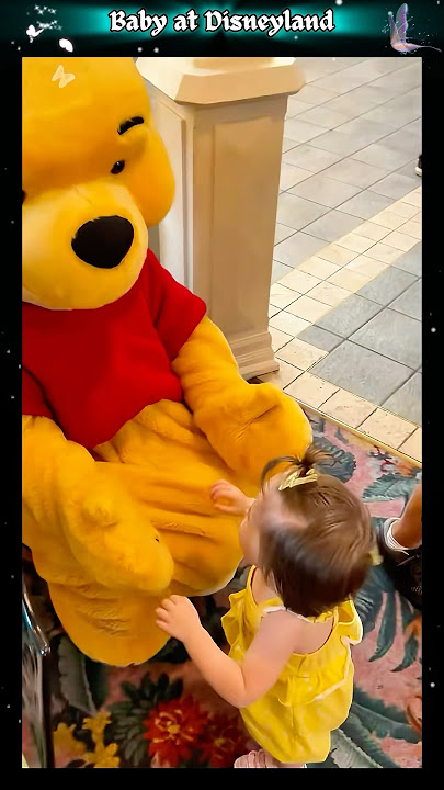 The baby's excitement when meeting his favorite characters at Disneyland #disney #baby #toddlers