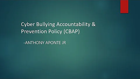 Final Policy Design Project- Anthony Aponte Jr.