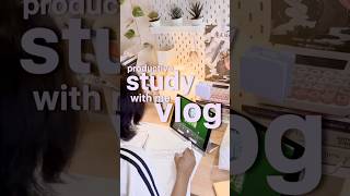 Productive study with me💕 study vlog🔥🖇️ Study hard everyday girlies🪷