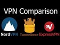 NordVPN vs Tunnelbear vs ExpressVPN