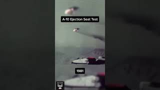 A-10 Ejection seat Test in 1981/ Expensive Test #shorts