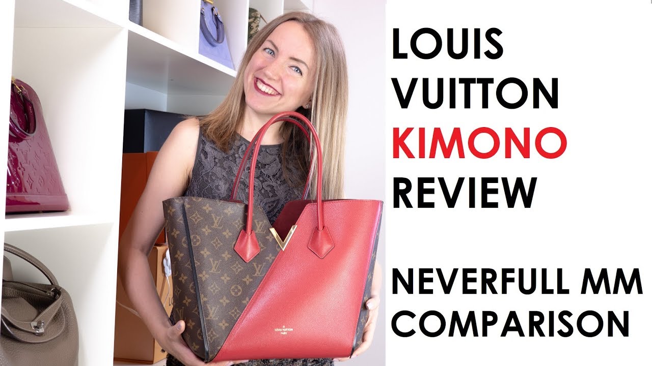 Louis Vuitton Kimono Review & Neverfull Comparison #lvkimono  #lvkimonoreview #lvhandbag 