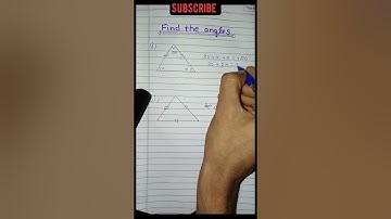 "Find missing angles in a triangle in just 30 seconds! 🔺✨ #MathMadeEasy" #shorts