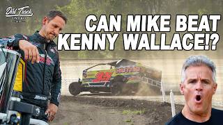 Kenny Wallace Showed Up... So Mike Jumped In A Race Car He's NEVER Raced Before!!