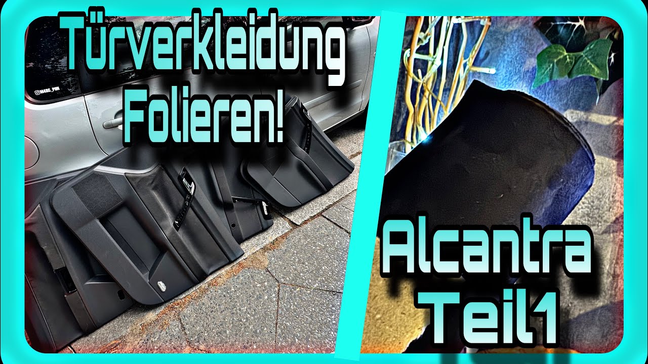 Polo 9N Türverkleidung mit Alcantara  beziehen/ Teil1