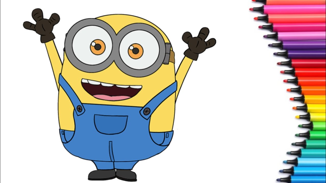 Как нарисовать Миньона Боба | Гадкий Я