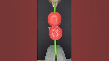 Friction was tested using Lollipop #experiment #science #satisfying #modern_scienc