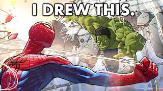 Drawing Spider-Man & Hulk While Talking About Brand New Day