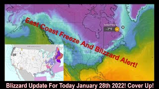 Blizzard Update And Warning For Today January 28th 2022!