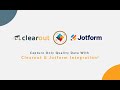 How to Integrate Jotform with Clearout