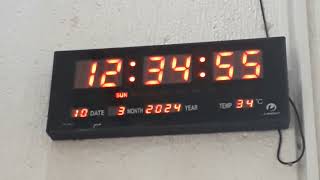 clock hits 12:34:56