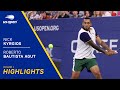 Nick Kyrgios vs Roberto Bautista Agut Highlights | 2021 US Open Round 1