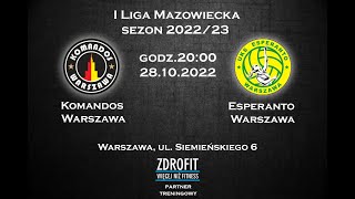HIGHLIGHTS Komandos Warszawa vs Esperanto