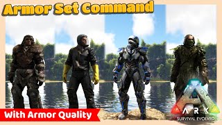 Famous Spawn Armor Set ( Flak , Hazard to Tek Ascendant ) Command in ARK Survival Evolved Profile