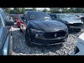 Copart Walk Around + Cheap Maserati Levante!!