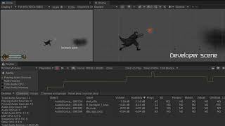 Demo of the sound management system in Erra: Exordium and Unity Audio Profiler module ◉ devlog 11