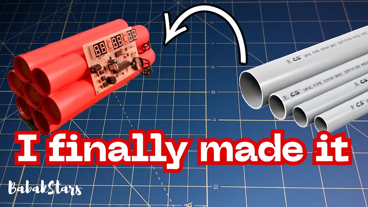 Making a Digital Clock with PVC Tubes - Creative DIY - YouTube